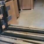 Ensemble tablier et fourches lève palettes de 120 cm