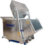 Cuve auto-chargeuse 560 litres pour mini-dumper K80 – Acier galvanisé ultra résistant avec godet 70L