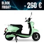 Scooter électrique Easy Watts Emma Pop – 50cc, 2 batteries pour plus d&rsquo;autonomie