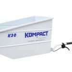 Cuve 190 litres basculante pour brouette à chenilles K30 – Transport de matériaux et fluides