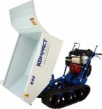 Cuve basculante hydraulique 200L pour K40 à démarrage électrique – Accessoire brouette à chenilles, transport agrégats – Image 2