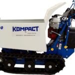 Cuve basculante hydraulique 200L pour K40 à démarrage électrique – Accessoire brouette à chenilles, transport agrégats