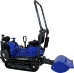 Rotovator fraise pour microtracteur à chenilles Vision- 50-70 cm de large – Bêchage et préparation du sol