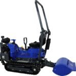 Rotovator fraise pour microtracteur à chenilles Vision- 50-70 cm de large – Bêchage et préparation du sol