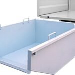 Cuve 220L économique pour plateau à ridelles de chenillard – installation sans démontage, idéale matériaux vrac