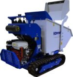 Cuve auto-chargeuse 350L en acier pour chenillard K65 – Capacité augmentée, basculement hydraulique, transport matériaux – Image 8