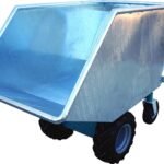 Cuve galvanisée 640 litres basculante