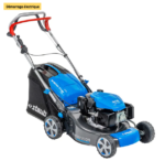 Tondeuse à gazon thermique tractée Staub S 500 TKE CONFORT PLUS – démarrage électrique lithium-ion – 46 cm – jusqu’à 1800 m²