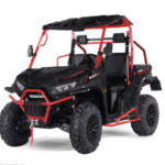 Jobber SSV Trooper 650cc 2025 – Direction assistée, moteur 585cc, design sportif noir carbone & rouge